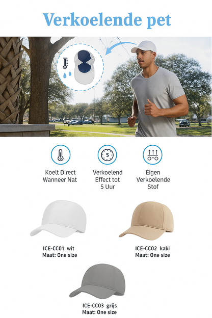 Verkoelende Pet - tot 5 uur verkoeling & UV-bescherming