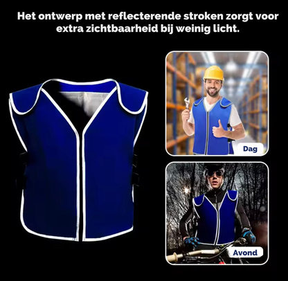 Koelvest - Ademend - Inclusief 24 Ice-packs