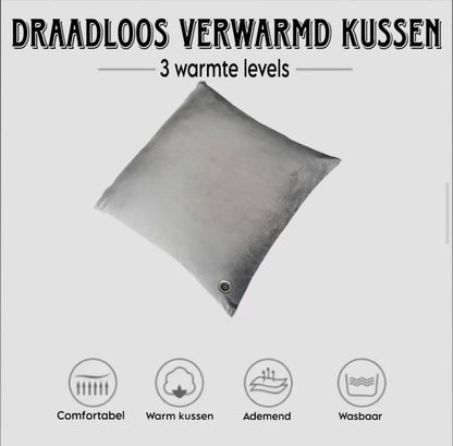 Elektrisch warmte kussen draadloos