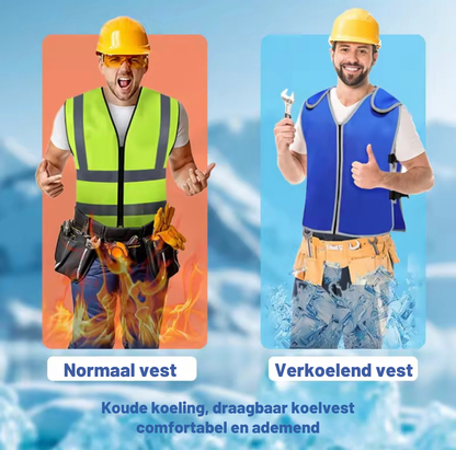 Koelvest - Ademend - Inclusief 24 Ice-packs