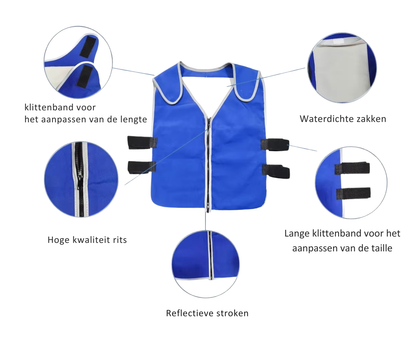 Koelvest - Ademend - Inclusief 24 Ice-packs