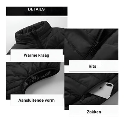 elektrische bodywarmer met instelbare temperatuur