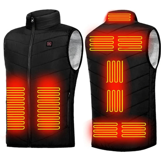 elektrische bodywarmer met instelbare temperatuur voor extra warmte.
