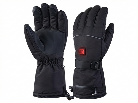 Verwarmde wintersport-handschoenen voor skiën en snowboarden.