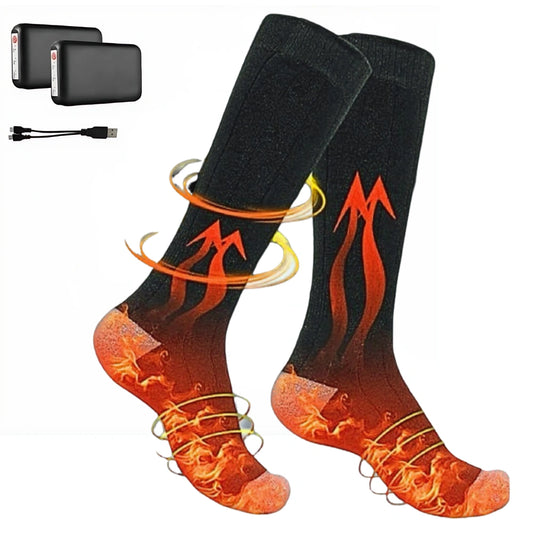 comfortabele elektrische sokken met lange batterijduur voor koude dagen.