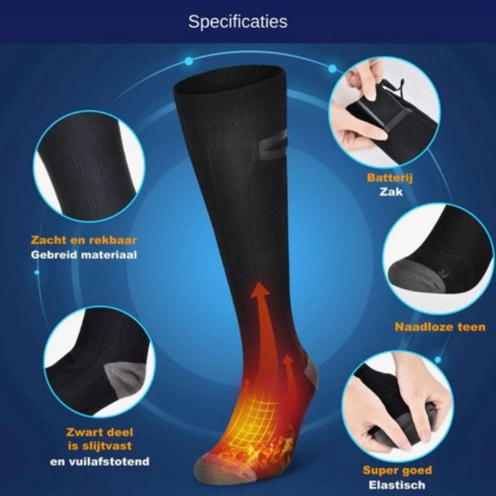 comfortabele wintersokken van wol met uitstekende isolatie.